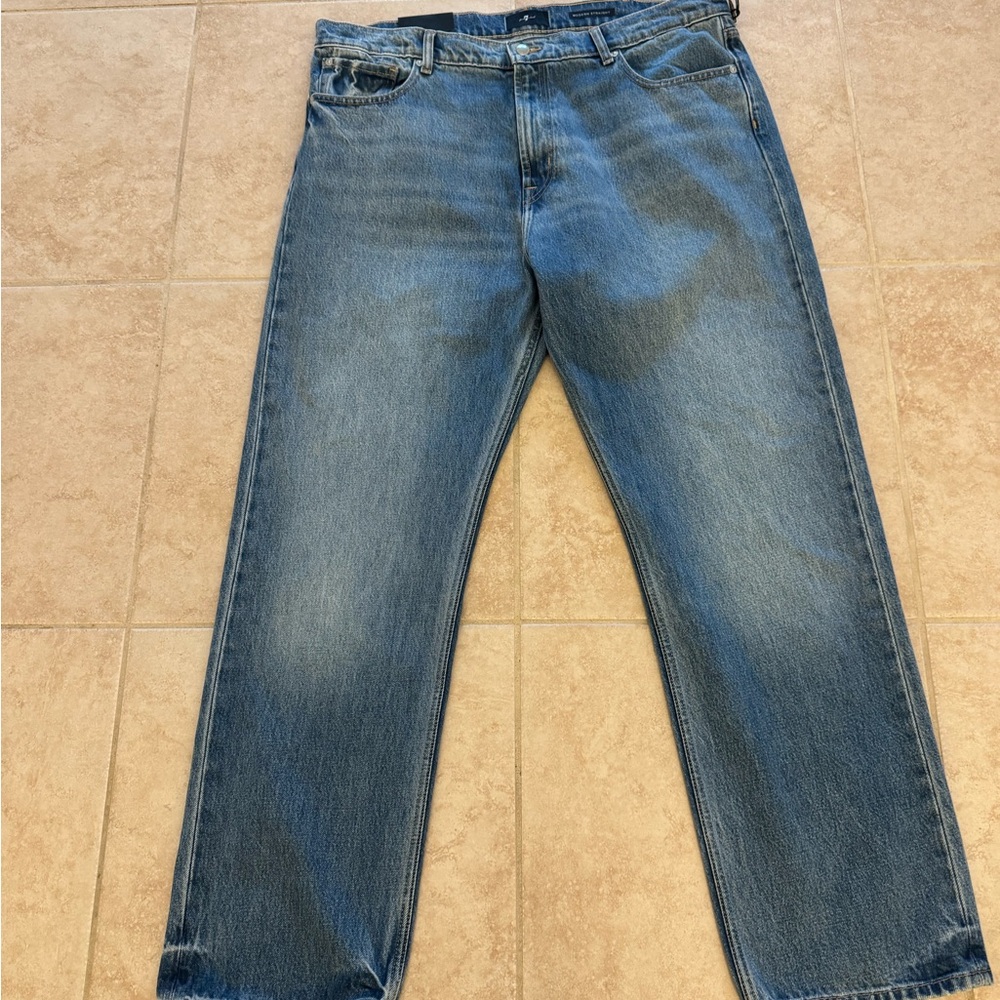 Classic Blue Denim Jeans size 38 Modern Fit